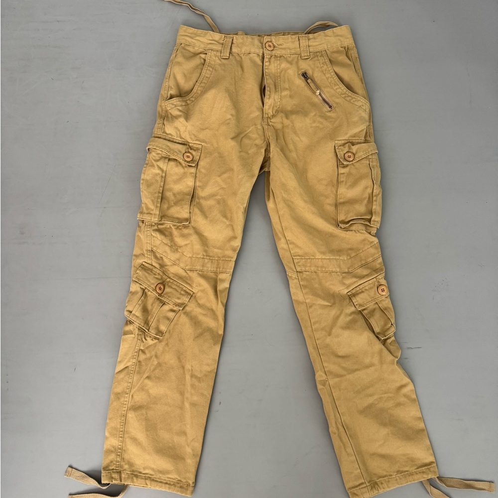 Men's Tan Cargo Pants